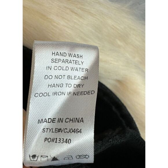 VICI EXCLUSIVE x FATE ivory faux fur black faux leather boho vest M NWT - Picture 10 of 11